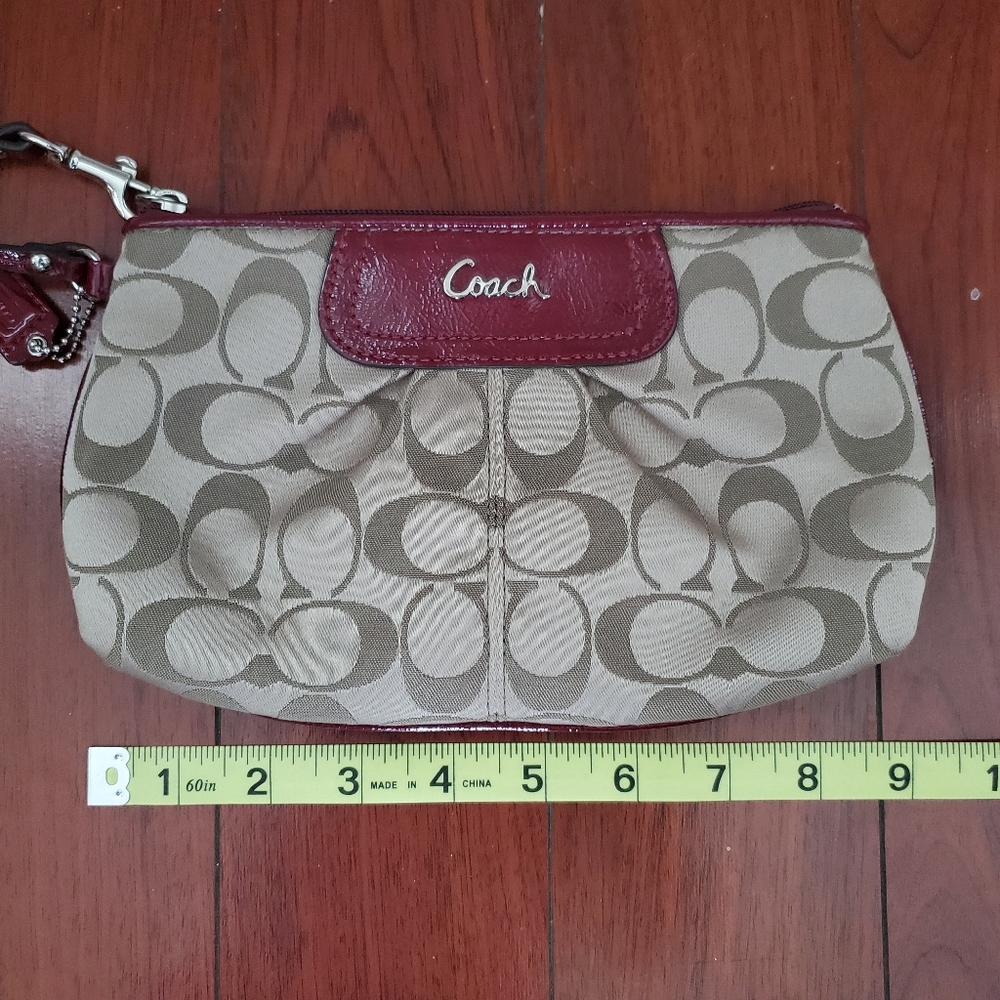 Coach Signature Large Wristlet